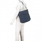 Umhängetasche Mademoiselle M12, Farbe: schwarz, anthrazit, grau, blau/petrol, braun, cognac, taupe/khaki, grün/oliv, rot/weinrot, rosa/pink, orange, gelb, beige, Marke: Zwei, Abmessungen in cm: 32x31x13, Bild 5 von 9