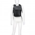 Rucksack CAR130 mit Laptopfach 13 Zoll Black, Farbe: schwarz, Marke: Zwei, EAN: 4250257929739, Abmessungen in cm: 26x37x15, Bild 4 von 5