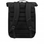 Rucksack Moderny Rolltop Backpack 15.6 Zoll erweiterbar Black, Farbe: schwarz, Marke: Samsonite, EAN: 5400520420527, Abmessungen in cm: 29x42x15, Bild 4 von 13