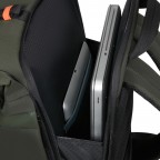Rucksack Moderny Rolltop Backpack 15.6 Zoll erweiterbar Green, Farbe: grün/oliv, Marke: Samsonite, EAN: 5400520420541, Abmessungen in cm: 29x42x15, Bild 10 von 13