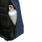 Rucksack Moderny Rolltop Backpack 15.6 Zoll erweiterbar Blue, Farbe: blau/petrol, Marke: Samsonite, EAN: 5400520420534, Abmessungen in cm: 29x42x15, Bild 12 von 13