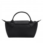 Kosmetiktasche Le Pliage One Pochette Noir, Farbe: schwarz, Marke: Longchamp, EAN: 3597922909872, Abmessungen in cm: 17x11x5.5, Bild 3 von 6