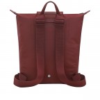 Rucksack Le Pliage One M Bordeaux, Farbe: rot/weinrot, Marke: Longchamp, EAN: 3597922909841, Abmessungen in cm: 26x37x11, Bild 3 von 7
