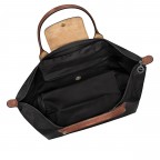 Handtasche Le Pliage L Noir, Farbe: schwarz, Marke: Longchamp, EAN: 3597922909902, Abmessungen in cm: 33x25x18, Bild 6 von 8