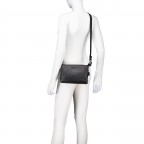 Umhängetasche Mellow Leather FZT82 Nero, Farbe: schwarz, Marke: Mandarina Duck, EAN: 8032803787439, Abmessungen in cm: 23x15.5x5, Bild 5 von 6