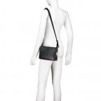 Umhängetasche Mellow Leather FZT82 Nero, Farbe: schwarz, Marke: Mandarina Duck, EAN: 8032803787439, Abmessungen in cm: 23x15.5x5, Bild 4 von 6