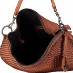 Beuteltasche Soft-Weaving Maureen B3.9811 Sweet Caramel, Farbe: cognac, Marke: Harbour 2nd, EAN: 4046478055568, Abmessungen in cm: 36x29x10.5, Bild 8 von 9