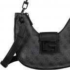 Beuteltasche Brightside Coal, Farbe: schwarz, Marke: Guess, EAN: 0190231436898, Abmessungen in cm: 28x22x6, Bild 9 von 9