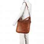 Beuteltasche Soft-Weaving Antonia SW.10501 Dark Ash, Farbe: anthrazit, Marke: Harbour 2nd, EAN: 4046478051812, Abmessungen in cm: 41x36.5x14, Bild 5 von 9