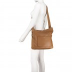 Beuteltasche Dalia Raquel L Sahara, Farbe: beige, Marke: Abro, EAN: 4061724731812, Abmessungen in cm: 31x35x14, Bild 6 von 7
