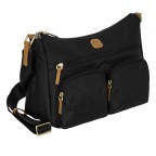 Umhängetasche X-BAG & X-Travel, Farbe: schwarz, grau, blau/petrol, braun, grün/oliv, rot/weinrot, orange, Marke: Brics, Abmessungen in cm: 34x24x8, Bild 2 von 7