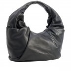 Beuteltasche Soft Volume Greta Silky Leather Black, Farbe: schwarz, Marke: Les Visionnaires, EAN: 4260711670138, Abmessungen in cm: 51x48x20, Bild 2 von 7