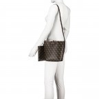 Beuteltasche Eco Brenton Latte Logo, Farbe: cognac, Marke: Guess, EAN: 0190231558927, Bild 4 von 13