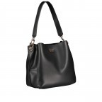 Beuteltasche Eco Mia Black, Farbe: schwarz, Marke: Guess, EAN: 0190231567370, Abmessungen in cm: 26x25x14, Bild 2 von 7