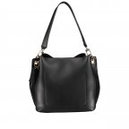 Beuteltasche Eco Mia Black, Farbe: schwarz, Marke: Guess, EAN: 0190231567370, Abmessungen in cm: 26x25x14, Bild 3 von 7