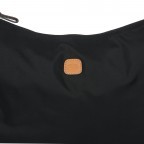 Beuteltasche X-BAG & X-Travel Halfmoon Bag, Farbe: schwarz, blau/petrol, braun, grün/oliv, orange, Marke: Brics, Abmessungen in cm: 35x28x12, Bild 7 von 7