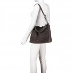Beuteltasche Kaleido Kaia Grey, Farbe: grau, Marke: Abro, EAN: 4061724932110, Abmessungen in cm: 37x32x14, Bild 6 von 8