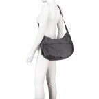 Beuteltasche MD20 QMT27 mit Dehnfalte Steel, Farbe: grau, Marke: Mandarina Duck, EAN: 8032803782687, Abmessungen in cm: 36x27x10, Bild 5 von 6