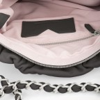 Beuteltasche Soft Volume Louanne Silky Leather, Farbe: schwarz, grün/oliv, rosa/pink, weiß, Marke: Les Visionnaires, Abmessungen in cm: 36x37x7, Bild 3 von 4