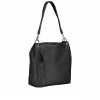 Beuteltasche Schwarz, Farbe: schwarz, Marke: Hausfelder Manufaktur, EAN: 4065646011007, Abmessungen in cm: 26.5x27x12.5, Bild 2 von 7