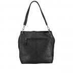 Beuteltasche Schwarz, Farbe: schwarz, Marke: Hausfelder Manufaktur, EAN: 4065646011007, Abmessungen in cm: 26.5x27x12.5, Bild 3 von 7