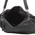 Beuteltasche Schwarz, Farbe: schwarz, Marke: Hausfelder Manufaktur, EAN: 4065646011007, Abmessungen in cm: 26.5x27x12.5, Bild 7 von 7