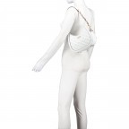 Beuteltasche Abey White, Farbe: weiß, Marke: Guess, EAN: 0190231669692, Abmessungen in cm: 24x21x8, Bild 5 von 6