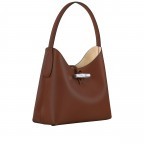 Beuteltasche Roseau Shopper M Grün, Farbe: grün/oliv, Marke: Longchamp, EAN: 3597922271634, Abmessungen in cm: 27x25x11, Bild 2 von 6