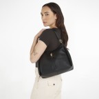 Beuteltasche Feminine Hobo Smooth Taupe, Farbe: taupe/khaki, Marke: Tommy Hilfiger, EAN: 8720645812968, Abmessungen in cm: 32x27x13, Bild 3 von 4