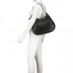 Beuteltasche Catia Silky Leather Off White, Farbe: beige, Marke: Les Visionnaires, EAN: 4262415525790, Abmessungen in cm: 37x30x9, Bild 4 von 7