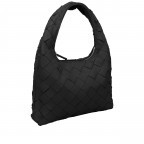 Beuteltasche Weave Jade Silky Leather, Marke: Les Visionnaires, Abmessungen in cm: 39x34x9, Bild 2 von 6