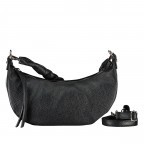 Beuteltasche Moonbag, Farbe: schwarz, blau/petrol, taupe/khaki, beige, Marke: Hausfelder Manufaktur, Abmessungen in cm: 31x18x10.5, Bild 1 von 8