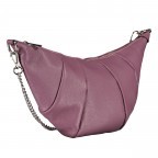 Beuteltasche mit drei Riemen Pflaume, Farbe: flieder/lila, Marke: Hausfelder Manufaktur, EAN: 4065646020429, Abmessungen in cm: 35x18.5x3, Bild 2 von 7