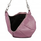 Beuteltasche mit drei Riemen Pflaume, Farbe: flieder/lila, Marke: Hausfelder Manufaktur, EAN: 4065646020429, Abmessungen in cm: 35x18.5x3, Bild 7 von 7