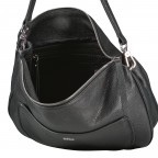 Beuteltasche Dalia Clara Big Black Nickel, Farbe: schwarz, Marke: Abro, EAN: 4067278263311, Abmessungen in cm: 26x21x8, Bild 8 von 8
