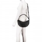 Beuteltasche Piuma Moon Beige, Farbe: beige, Marke: Abro, EAN: 4067278274225, Abmessungen in cm: 33x20x7, Bild 7 von 8