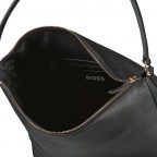 Beuteltasche Alyce Hobo, Farbe: schwarz, cognac, taupe/khaki, Marke: Boss, Abmessungen in cm: 30x32x12, Bild 7 von 7