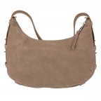 Beuteltasche Lifetime Sister Suede M, Farbe: braun, cognac, taupe/khaki, rot/weinrot, Marke: Hey Marly, Abmessungen in cm: 35.5x27x11.2, Bild 3 von 9
