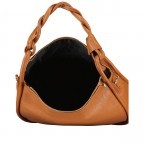 Beuteltasche mit Goldfittings, Marke: Hausfelder Manufaktur, Abmessungen in cm: 32.5x24.5x10.2, Bild 8 von 8
