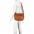Beuteltasche mit Goldfittings, Marke: Hausfelder Manufaktur, Abmessungen in cm: 32.5x24.5x10.2, Bild 7 von 8