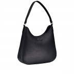 Beuteltasche Chris Hobo Big, Farbe: schwarz, beige, Marke: HUGO, Abmessungen in cm: 31x28.5x6.5, Bild 2 von 5