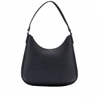 Beuteltasche Chris Hobo Big, Farbe: schwarz, beige, Marke: HUGO, Abmessungen in cm: 31x28.5x6.5, Bild 3 von 5