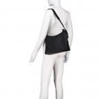 Beuteltasche Samba Relove Recycle, Farbe: schwarz, beige, Marke: Valentino Bags, Abmessungen in cm: 29.5x24x12, Bild 4 von 5