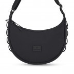 Beuteltasche Halfmoon Bag Kaia Medium, Farbe: schwarz, beige, Marke: Johnny Urban, Abmessungen in cm: 33x24x10, Bild 9 von 10