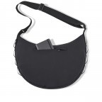 Beuteltasche Halfmoon Bag Kaia Large, Farbe: schwarz, beige, Marke: Johnny Urban, Abmessungen in cm: 51x41x16, Bild 3 von 9