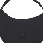 Beuteltasche Halfmoon Bag Kaia Large, Farbe: schwarz, beige, Marke: Johnny Urban, Abmessungen in cm: 51x41x16, Bild 8 von 9