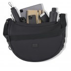 Beuteltasche Halfmoon Bag Kaia Large, Farbe: schwarz, beige, Marke: Johnny Urban, Abmessungen in cm: 51x41x16, Bild 5 von 9