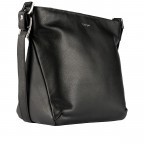 Beuteltasche Lugano 478, Farbe: schwarz, blau/petrol, Marke: Flanigan, Abmessungen in cm: 24.5x25.5x14, Bild 2 von 6