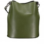 Beuteltasche Velours mit zwei Riemen, Farbe: grau, braun, grün/oliv, beige, Marke: Hausfelder Manufaktur, Abmessungen in cm: 23x27x16, Bild 3 von 7