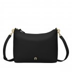 Beuteltasche Zita S, Farbe: schwarz, blau/petrol, rot/weinrot, beige, Marke: AIGNER, Abmessungen in cm: 30x22x9, Bild 1 von 6